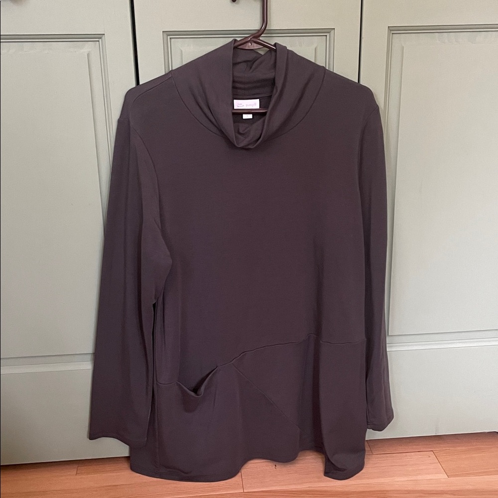 J. Jill large olive green tunic top